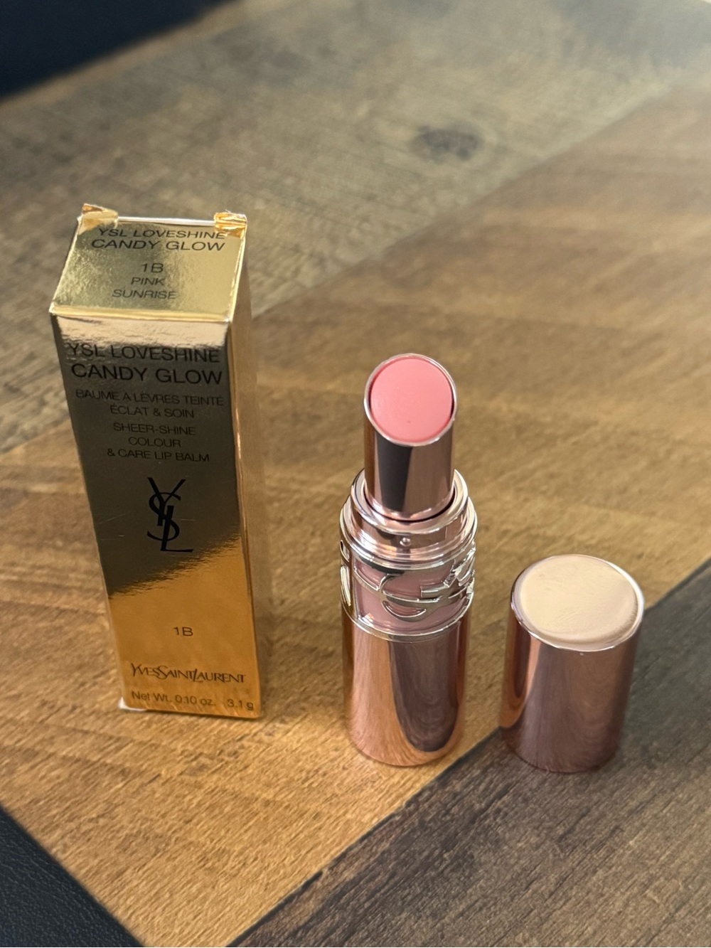YSL Loveshine Candy Glow - 1B Pink Sunrise - Picture 6 of 6